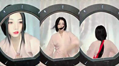 古风⚫️【高颜反差美少女】，抖音风艺校才女【杨晓花】定制露脸福利，现代古风各种裸舞，又美又欲，值得一看(24V) (4)